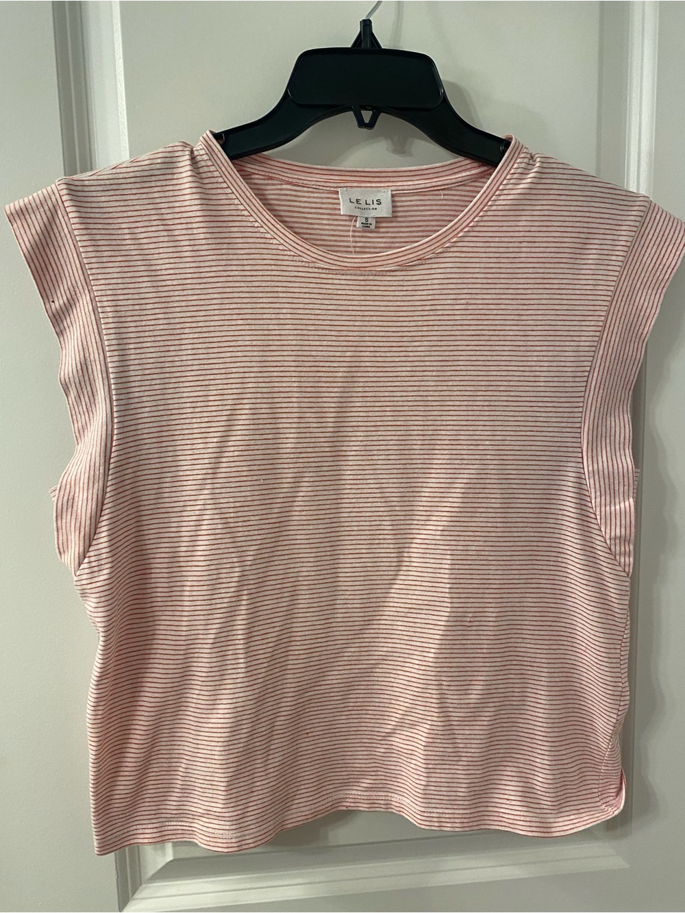 Le Lis red striped tee